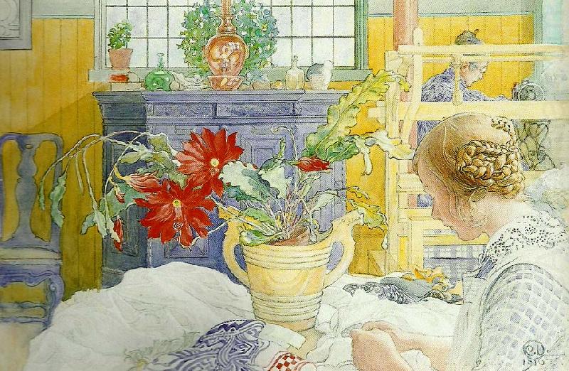 Carl Larsson somnad china oil painting image